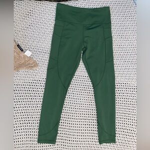 ZYIA Green High-Waisted Leggings